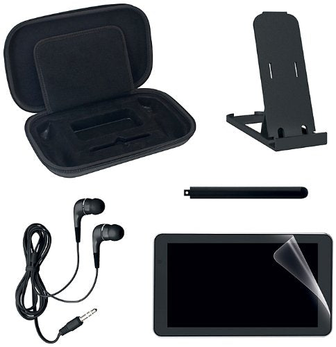 Big Ben GT320473 Zubehör Paket für GAMETAB-ONE inkl. Hartschalentasche/Bildschirmschutzfolie/Touchpen/Stereo-Ohrhörer/Standfuß
