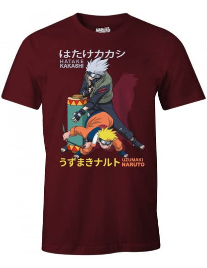 cotton division Naruto Hatake Kakashi Burgundy T-Shirt XL Burgundy