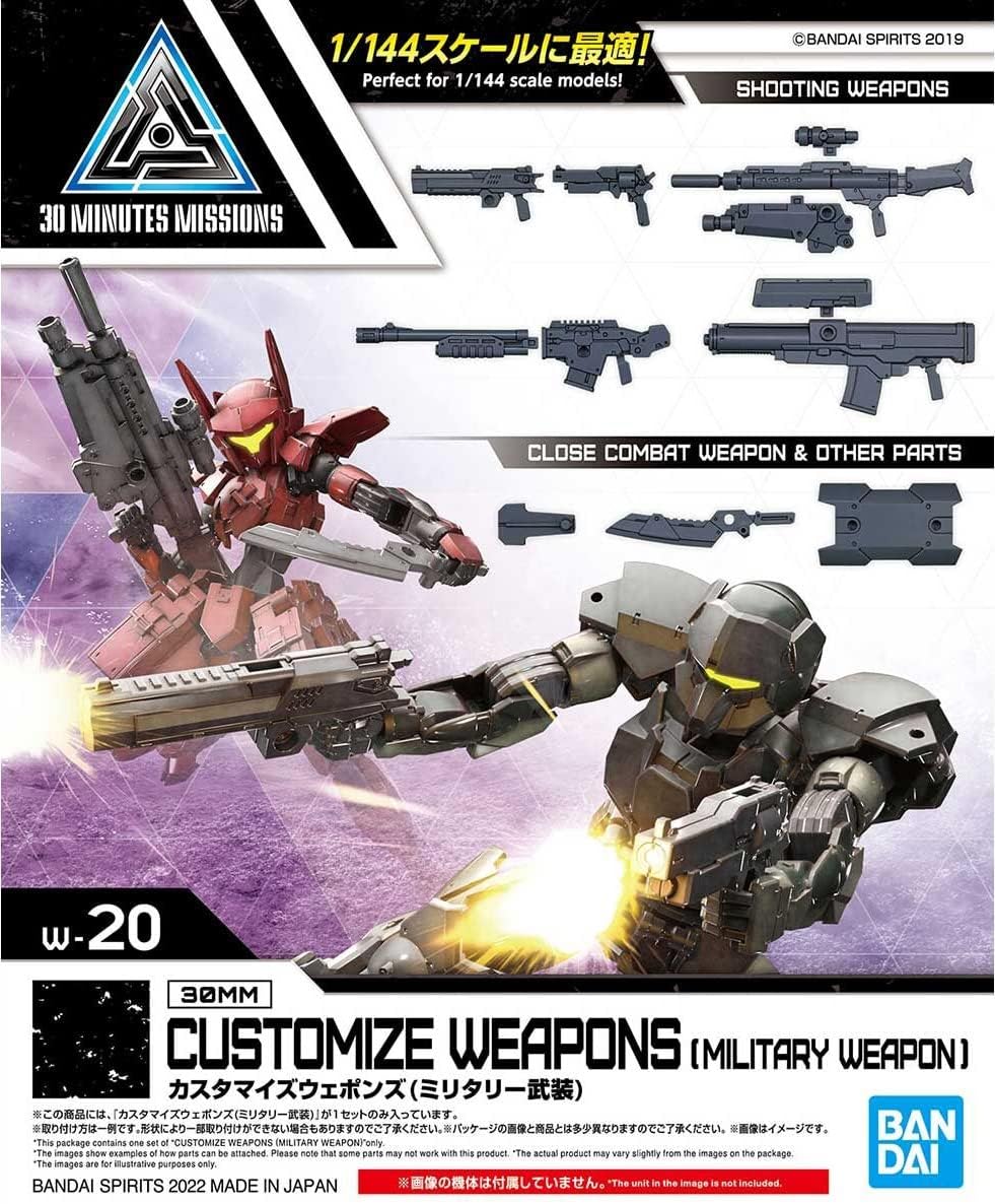 Bandai Hobby - Customize Weapons(Military Weapon) (Box Of 12