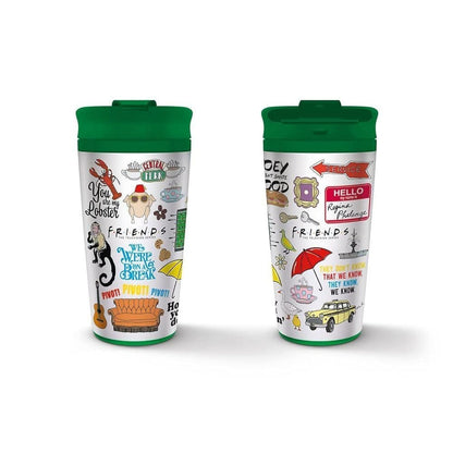 Pyramid Friends - Iconographic Metal Travel Mug (450ml) (MTM25820