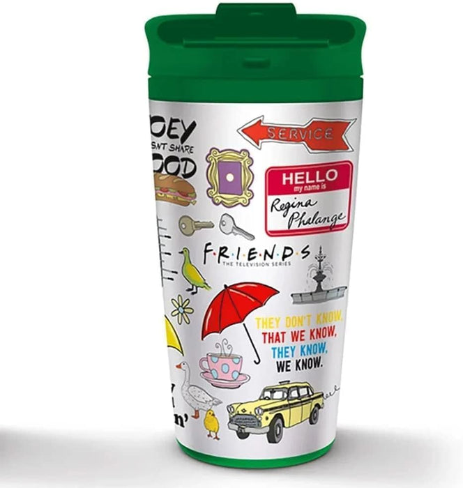 Pyramid Friends - Iconographic Metal Travel Mug (450ml) (MTM25820