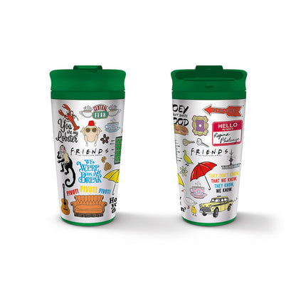 Pyramid Friends - Iconographic Metal Travel Mug (450ml) (MTM25820
