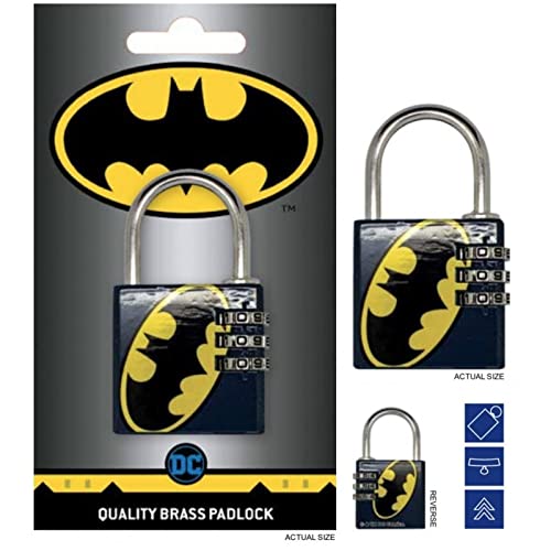 DC COMICS - Brass Padlock - Batman