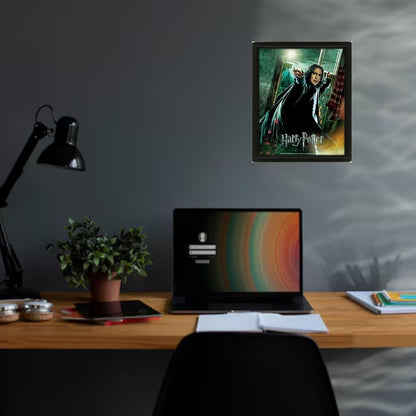 Harry Potter 3D Lenticular Poster of Deathly Hallows Snape 25cm x 20cm x 1.3cm in Box Frame - Official Merchandise