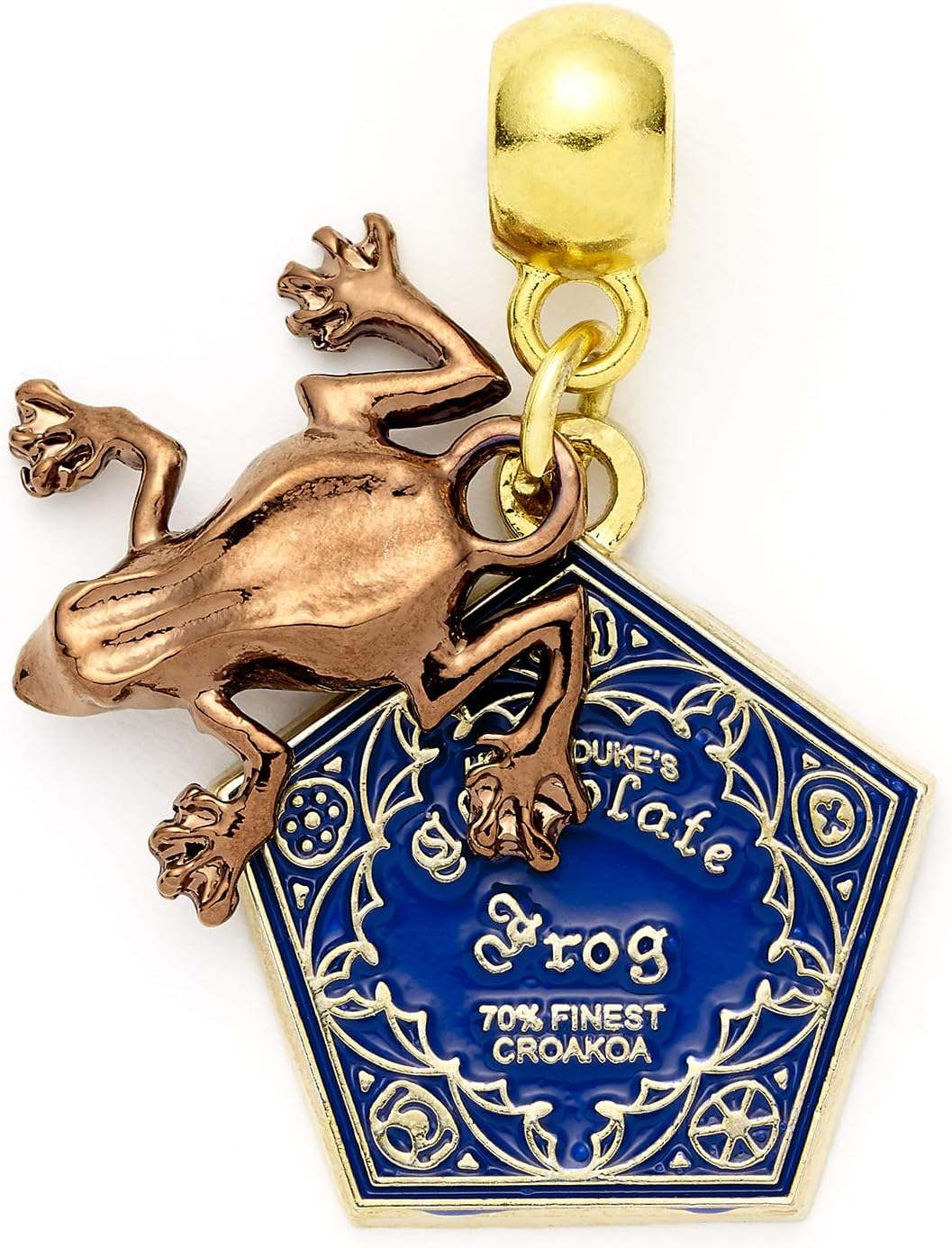 Official Harry Potter Silver Plated Charm Set including Chocolate Frog, Glasses & Time Turner charms by The Carat Shop