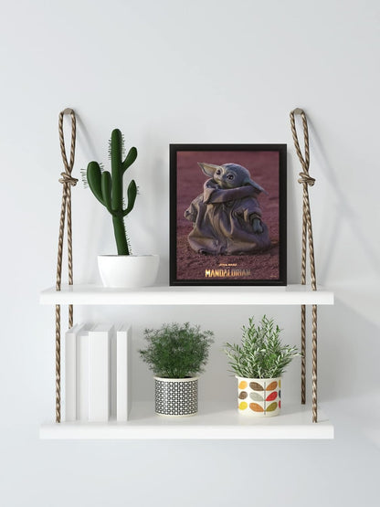 Gamesland The Mandalorian Grogu 3D Lenticular Frame - Real Motion and Depth Effect - Premium Officially Licensed Decoration - 10" x 8"