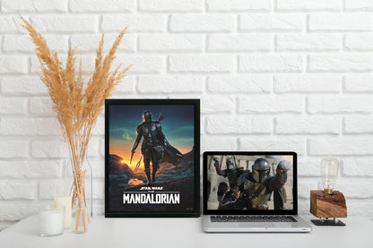 Gamesland The Mandalorian Grogu 3D Lenticular Frame - Real Motion and Depth Effect - Premium Officially Licensed Decoration - 10" x 8"