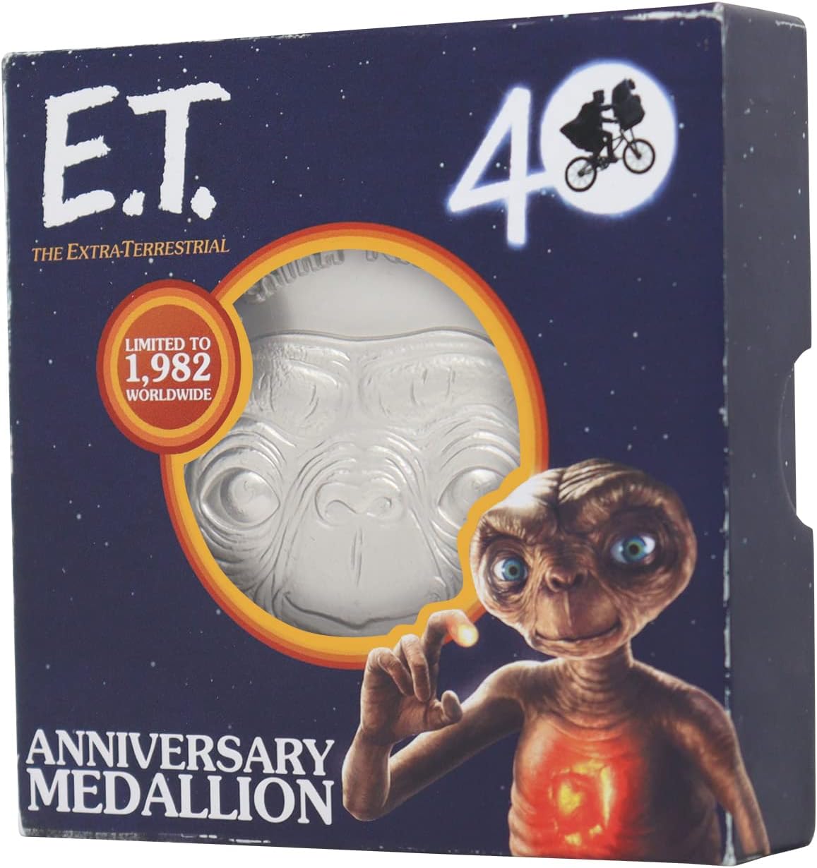 E.T. 40th Anniversary Limited Edition Metal Collectible Medallion