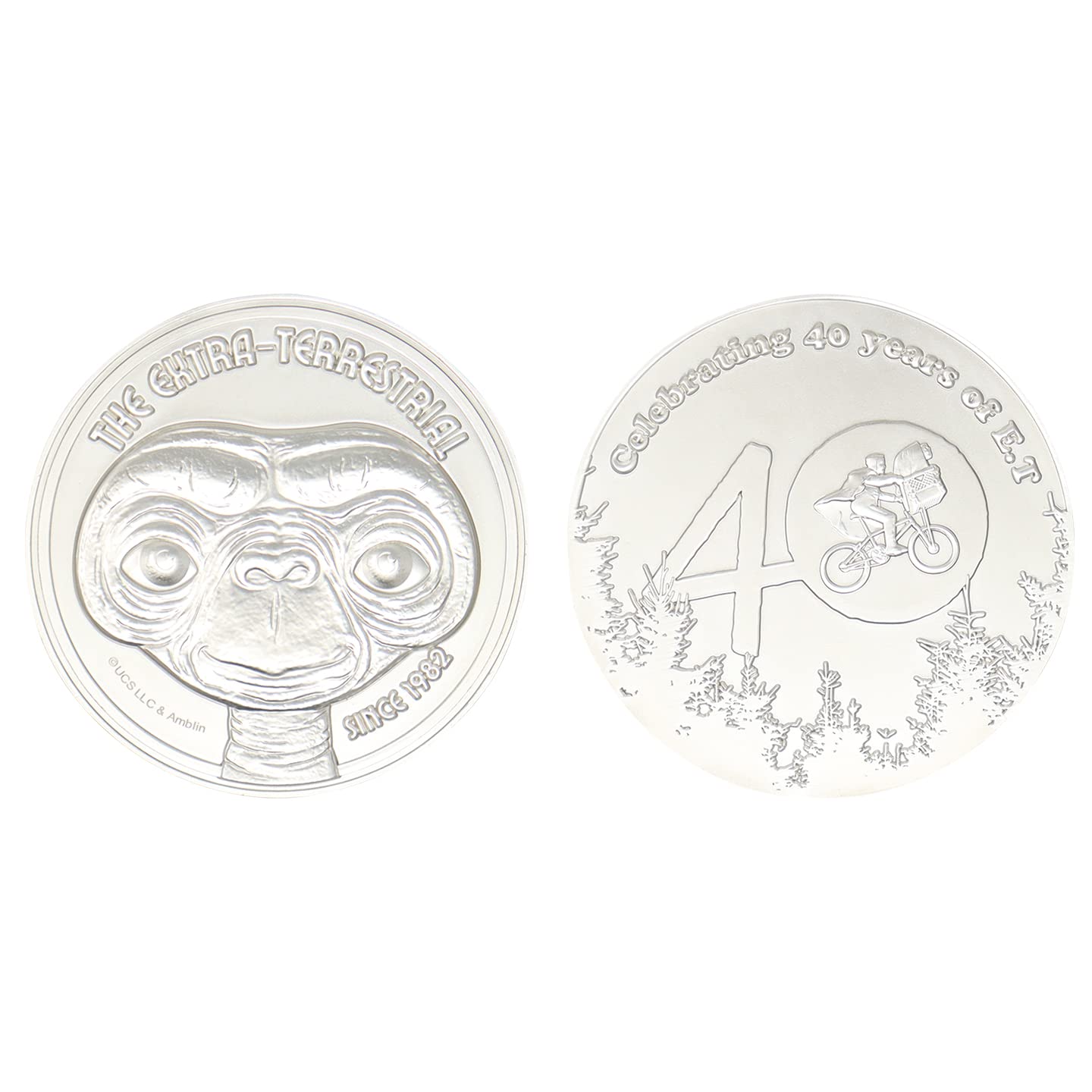 E.T. 40th Anniversary Limited Edition Metal Collectible Medallion