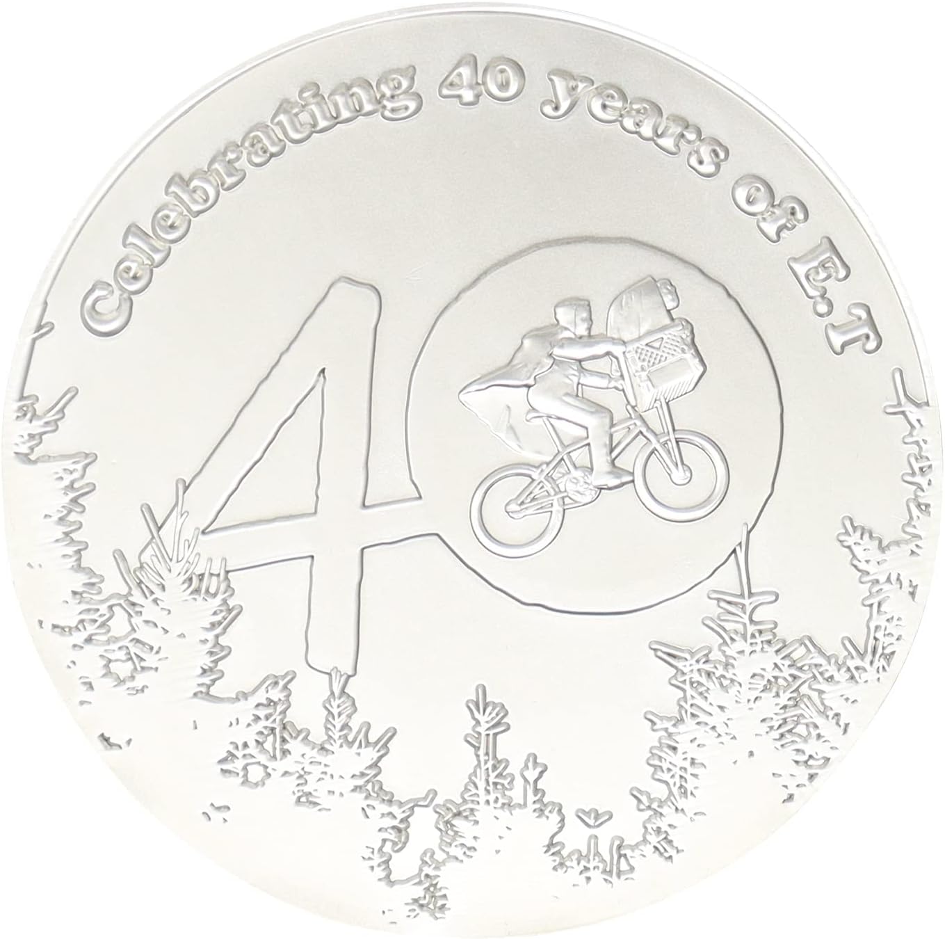 E.T. 40th Anniversary Limited Edition Metal Collectible Medallion