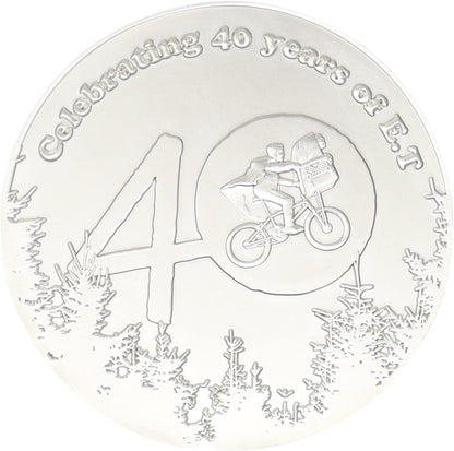 E.T. 40th Anniversary Limited Edition Metal Collectible Medallion