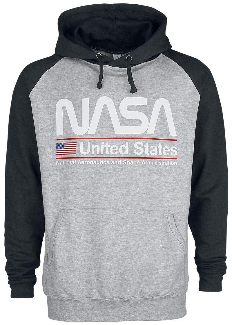 NASA - Baseball Sweat Hoodie - Old Glory - (XL)