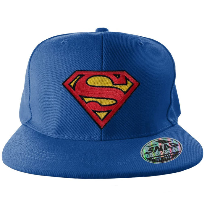 H.O. SUPERMAN - Logo - Casquette Standard Snapback Bleu