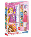 Clementoni 20328 Measure Me Princess – Puzzle 30 Teile ab 3 Jahren, großes Kinderpuzzle zum Zusammenkleben (inkl. Kleber & Spatel), als Messlatte zum Aufhängen, Denkspiel für Kinder Disney Princess