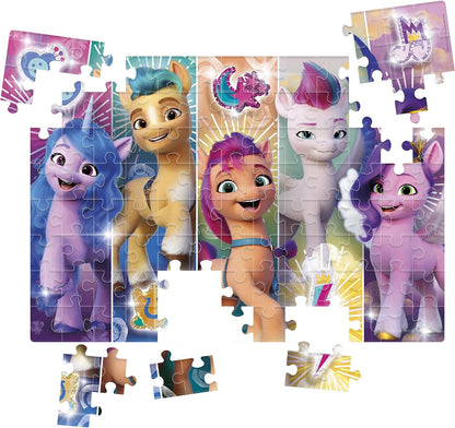 Clementoni 25732 Supercolor My Little Pony 104 Teile-Puzzle Für Kinder Ab 6 Jahren, Made In Italy, Mehrfarbig, Medium