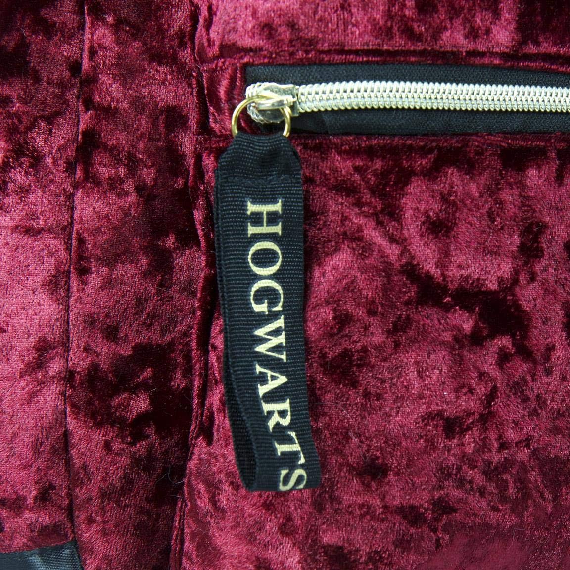 ARTESANIA CERDA Casual Fashion Velvet Harry Potter Backpack, Red