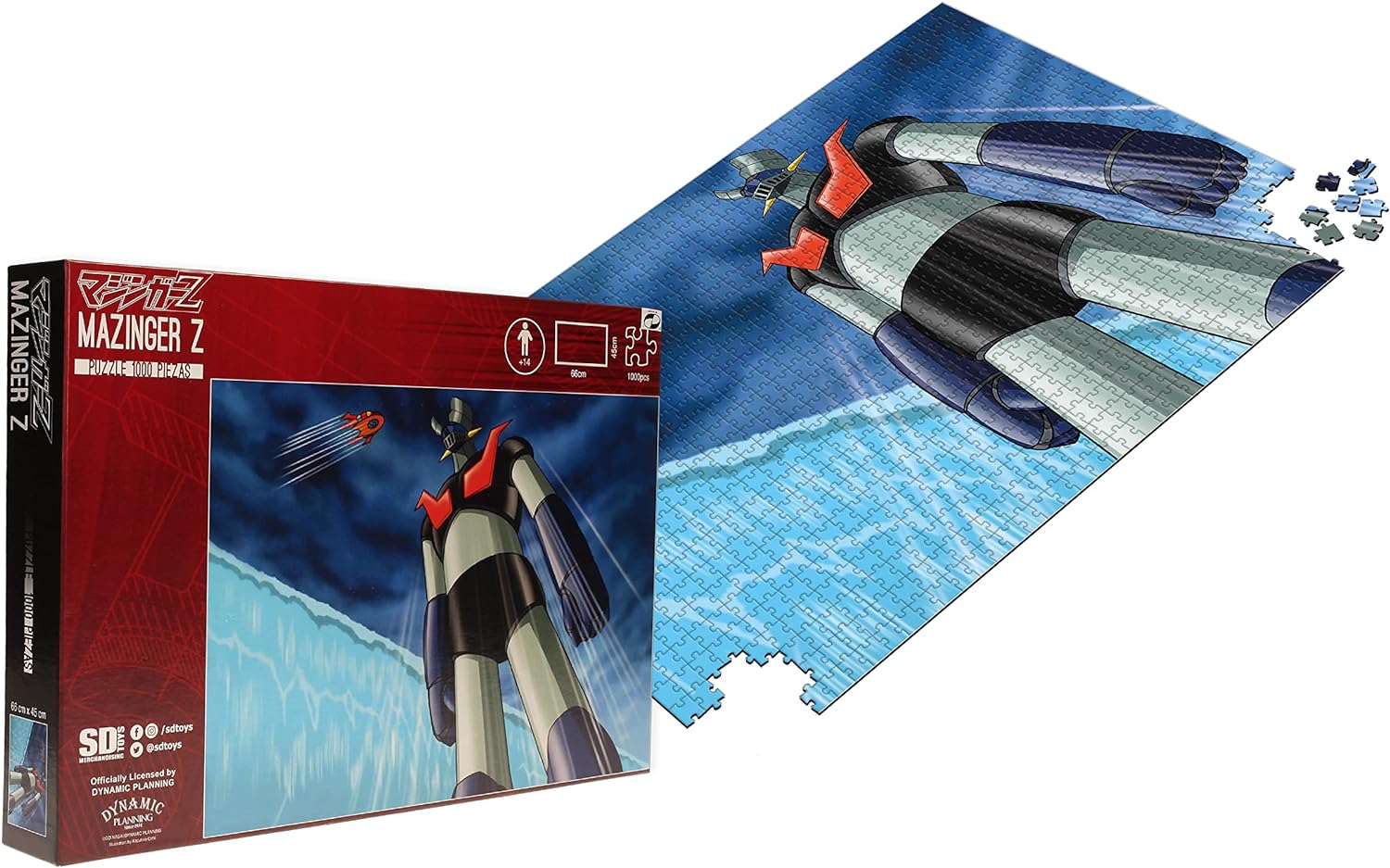 SD toys Does Not Apply Puzzle 1000 Pieces Mazinger Z Cover, Colour, 66 x 45 (REDSTRING SDTSDT25295