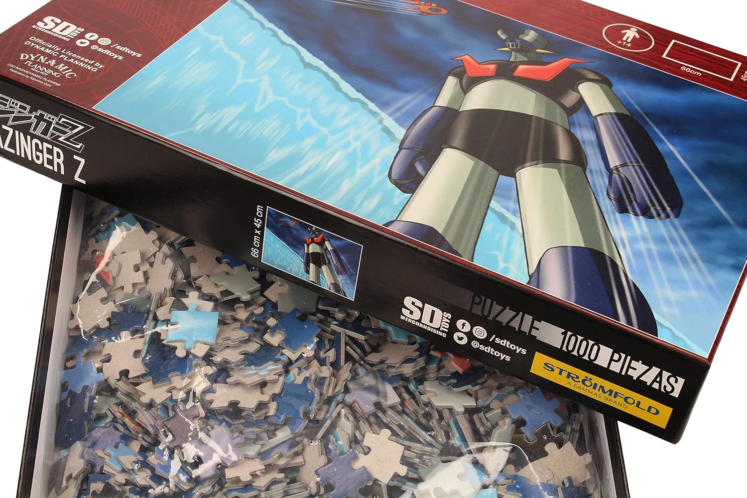 SD toys Does Not Apply Puzzle 1000 Pieces Mazinger Z Cover, Colour, 66 x 45 (REDSTRING SDTSDT25295