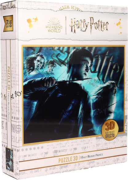 Sagas,Harry Potter- Puzzle Lenticular Harry Potter El Misterio del Principe 100 piezas Does Not Apply Giocattoli, Multicolore, One size, Z109075
