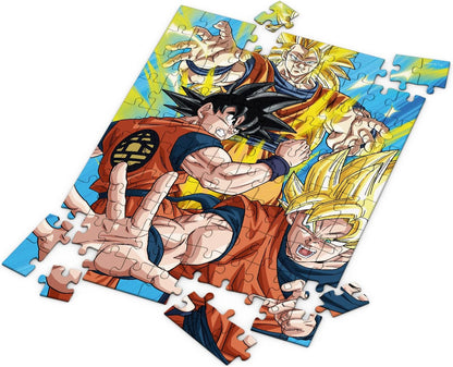 RED STRING- Puzzle Lenticular Dragon Ball Z Goku Saiyan 100 Piezas, Multicolor, Estándar (Z109080