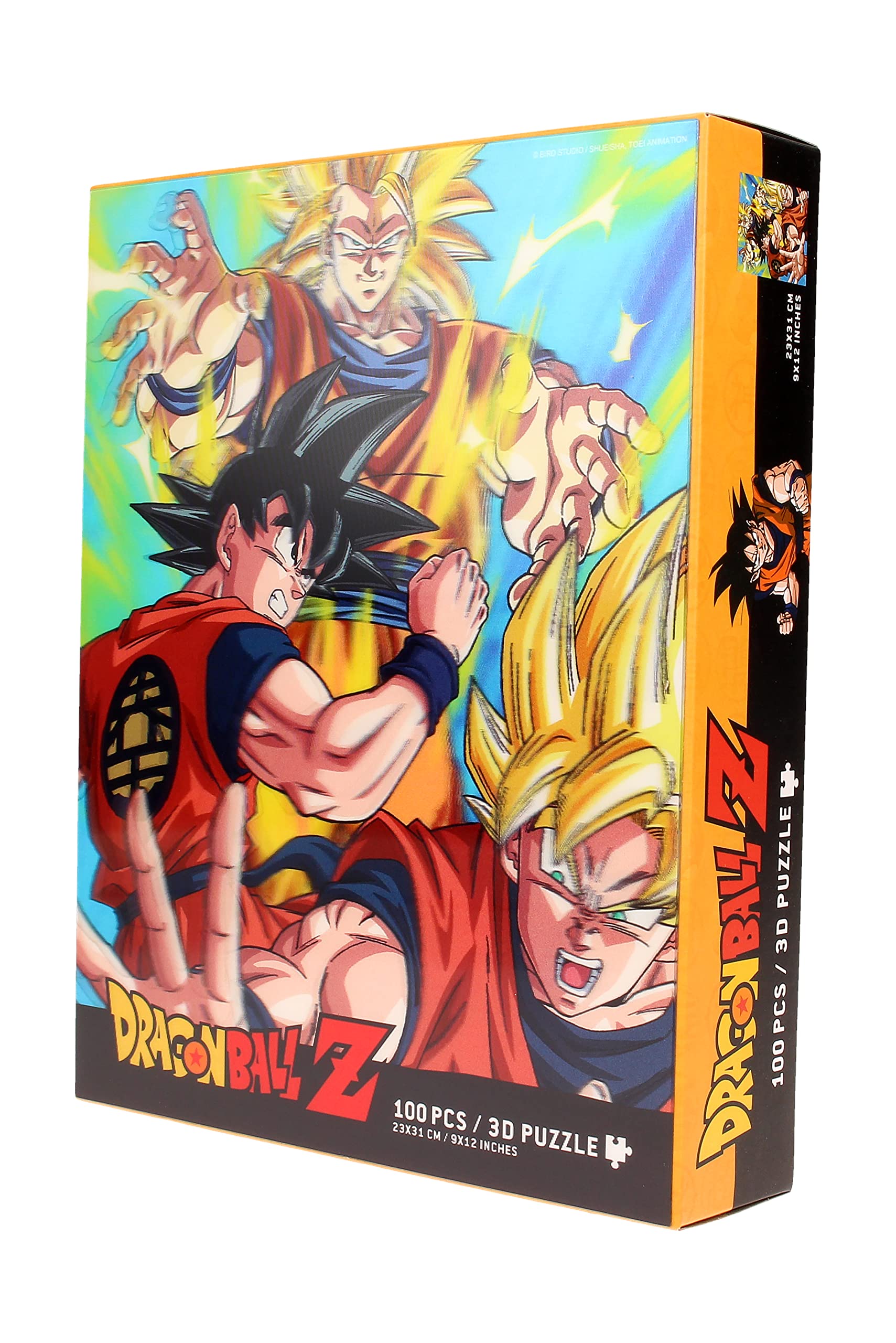 RED STRING- Puzzle Lenticular Dragon Ball Z Goku Saiyan 100 Piezas, Multicolor, Estándar (Z109080