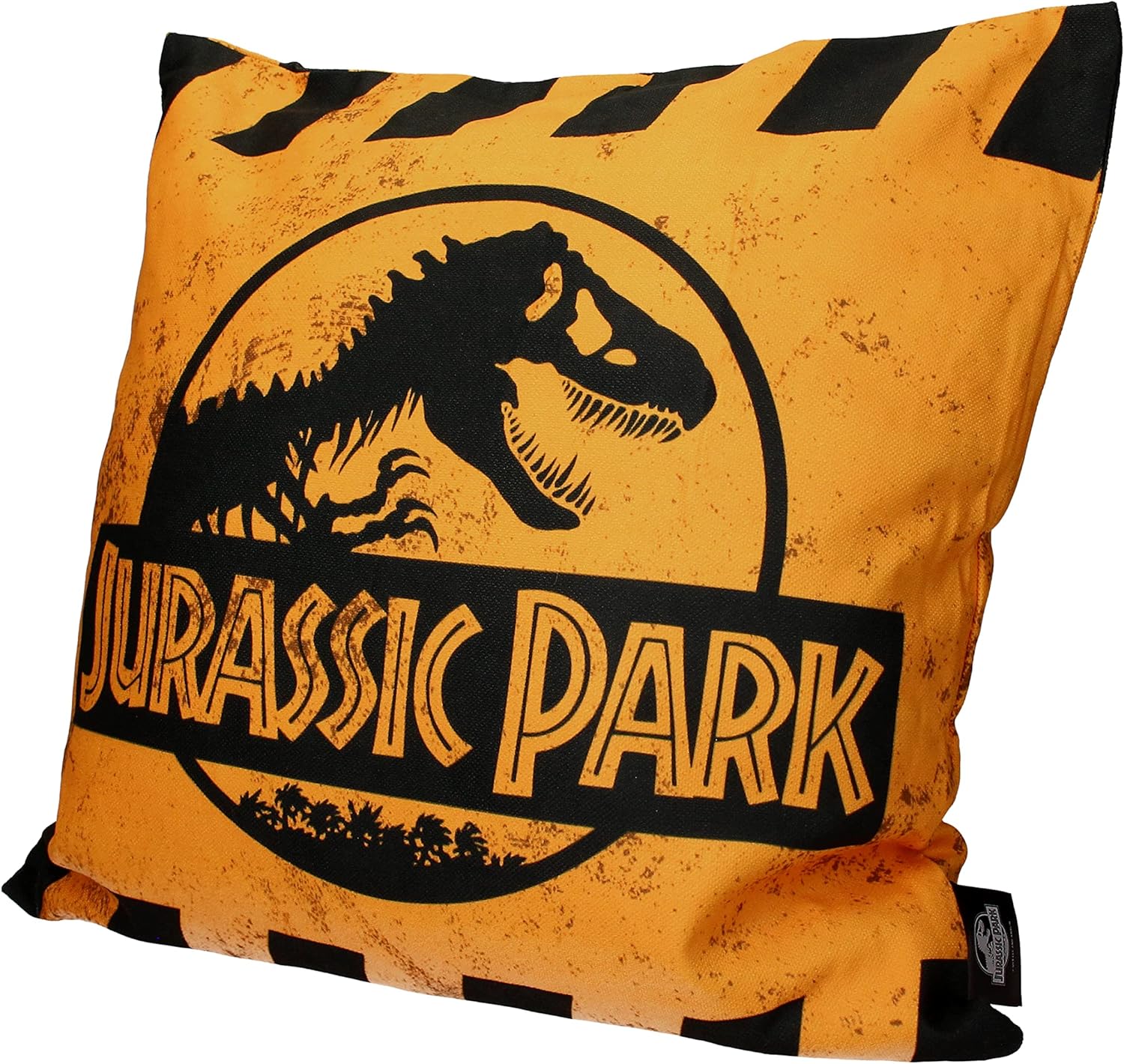 SD TOYS JURASSIC PARK - Caution Logo - Coussin '40x40x1cm'