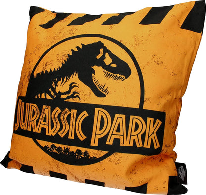 SD TOYS JURASSIC PARK - Caution Logo - Coussin '40x40x1cm'