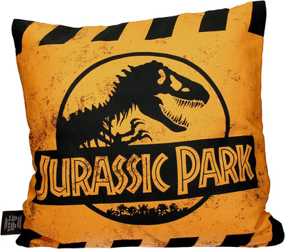 SD TOYS JURASSIC PARK - Caution Logo - Coussin '40x40x1cm'