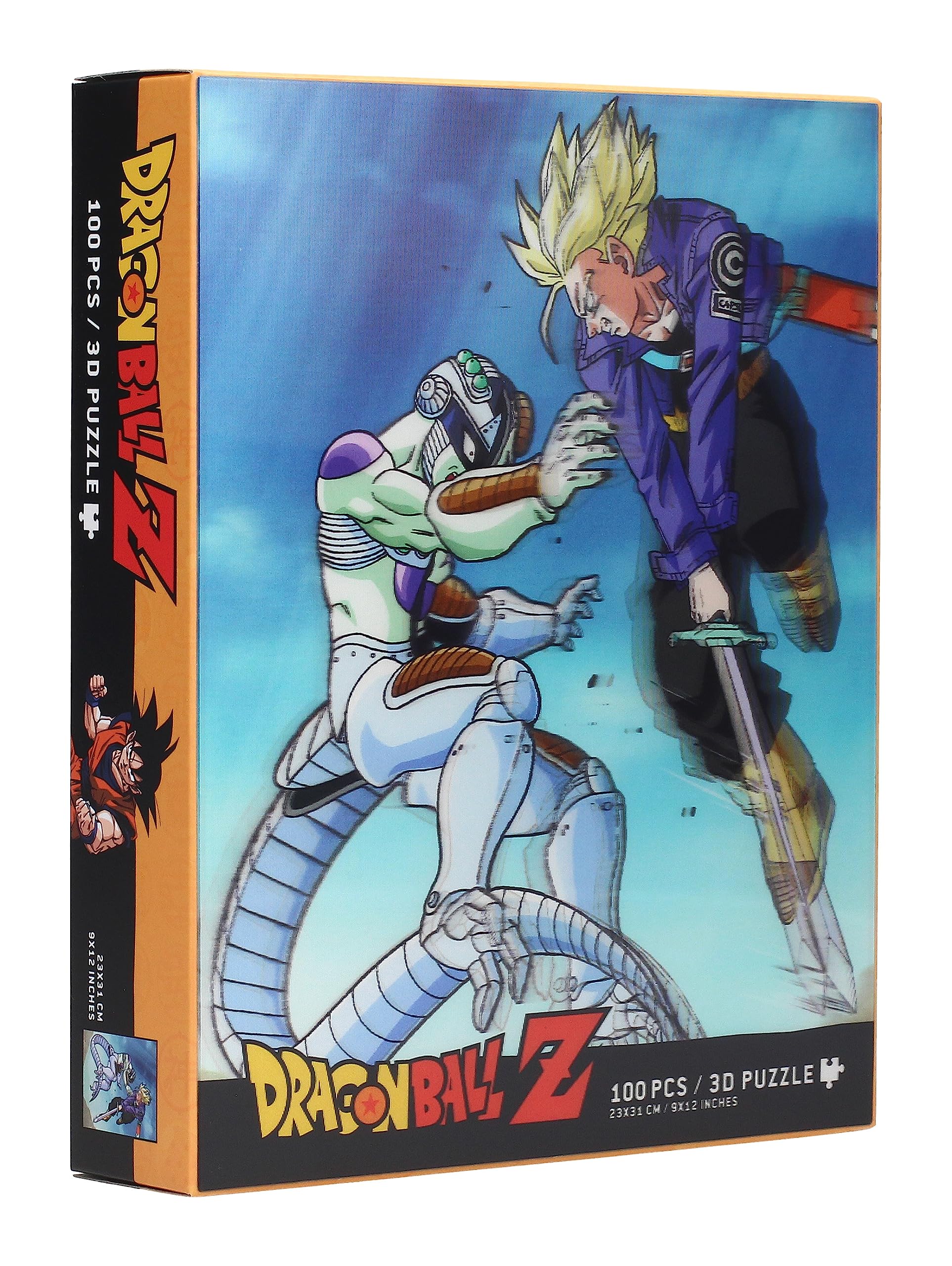 SD TOYS Puzzle 100 Effetto 3D Trunks Vs Frizza Dragon Ball Z, 8435450255687