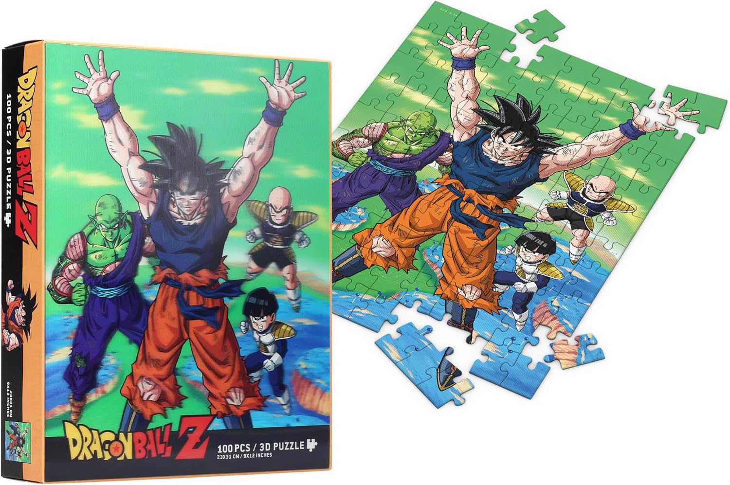 SD toys - Puzzle DBZ - Namek Heroes Effet 3D 100Pcs - 8435450255694
