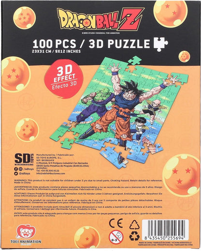 SD toys - Puzzle DBZ - Namek Heroes Effet 3D 100Pcs - 8435450255694
