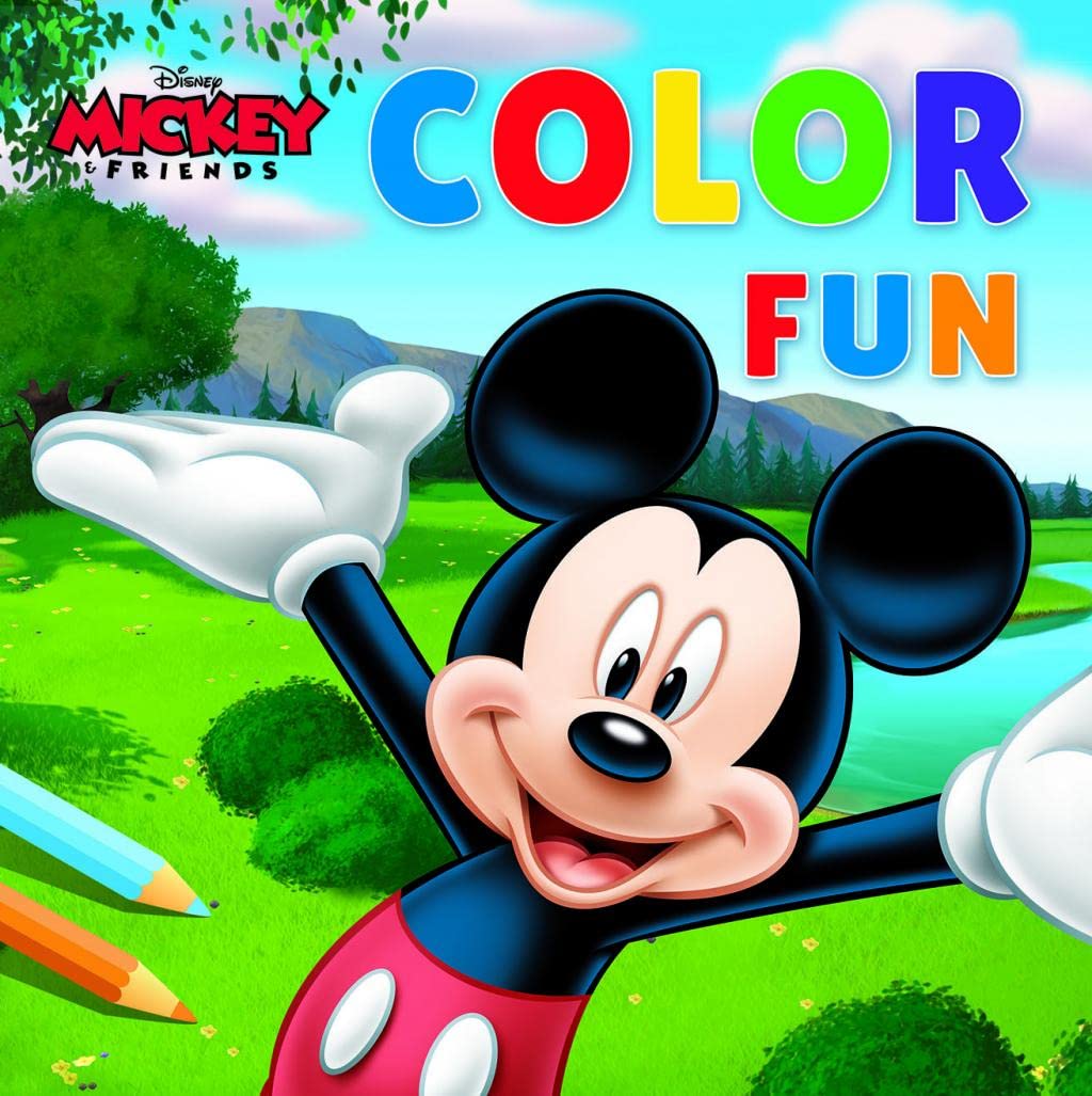 Disney Color Fun Mickey: Met herbruikbare stickers