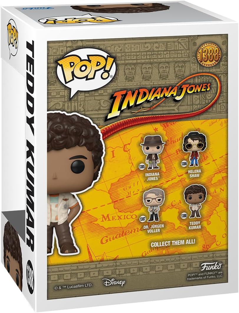Funko Pop! Indiana Jones 5 - Teddy Kumar - Collectable Vinyl Figure - Gift Idea - Official Merchandise - Toys for Kids & Adults - Movies Fans - Model Figure for Collectors and Display