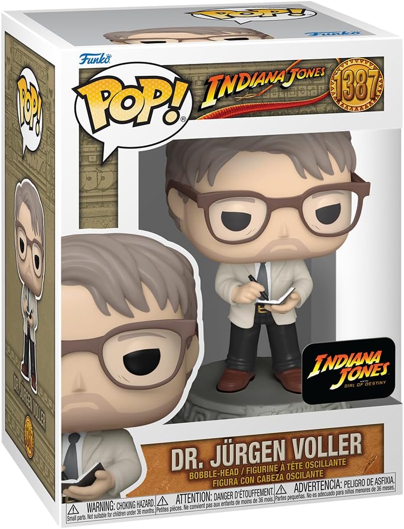 Funko Pop! Movies: Indiana Jones 5 - Dr Jurgen Voller - Collectable Vinyl Figure - Gift Idea - Official Merchandise - Toys for Kids & Adults - Movies Fans - Model Figure for Collectors and Display
