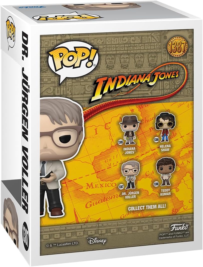 Funko Pop! Movies: Indiana Jones 5 - Dr Jurgen Voller - Collectable Vinyl Figure - Gift Idea - Official Merchandise - Toys for Kids & Adults - Movies Fans - Model Figure for Collectors and Display