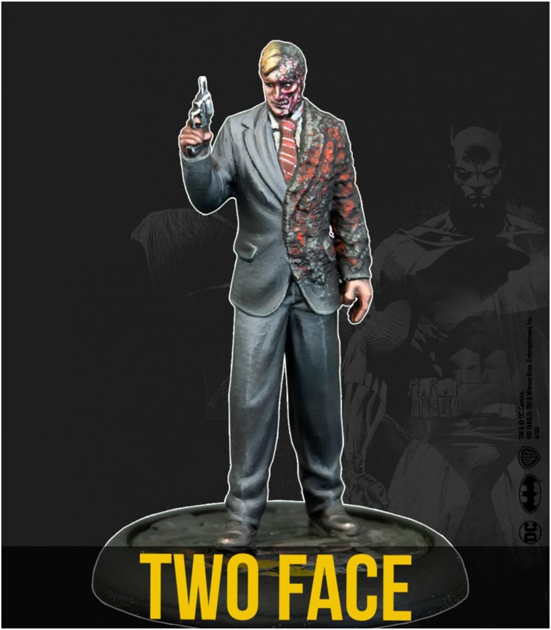 Miniature Game Resina DC Comics Superhero (The White Knight & Two Face)