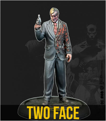 Miniature Game Resina DC Comics Superhero (The White Knight & Two Face)