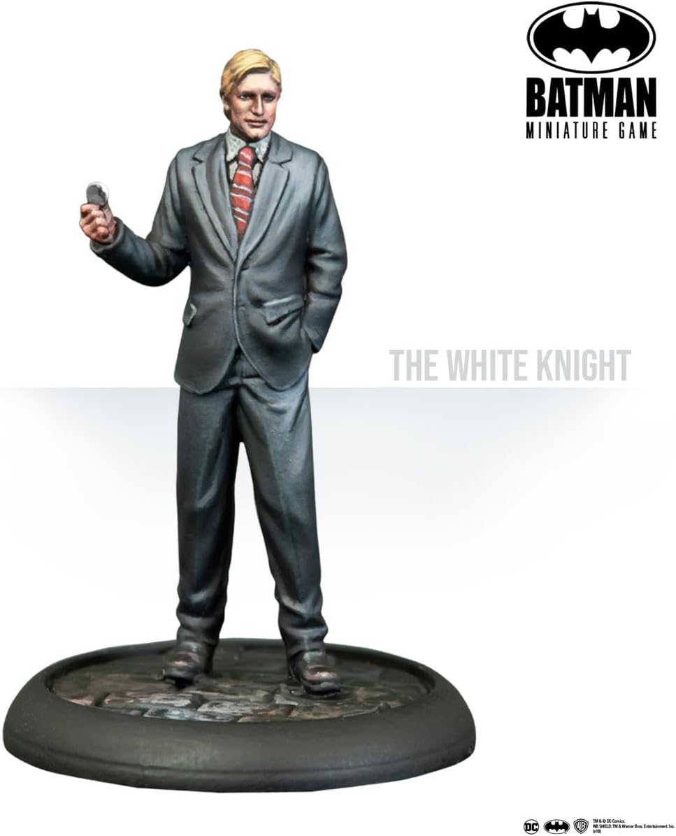 Miniature Game Resina DC Comics Superhero (The White Knight & Two Face)