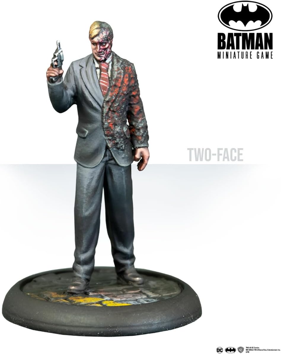 Miniature Game Resina DC Comics Superhero (The White Knight & Two Face)