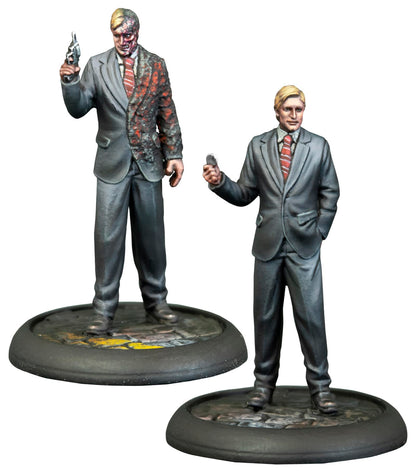 Miniature Game Resina DC Comics Superhero (The White Knight & Two Face)