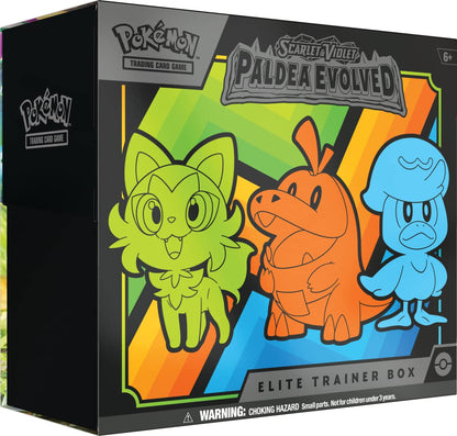 Pokémon TCG: Scarlet & Violet—Paldea Evolved Elite Trainer Box (9 Boosters & Premium Accessories) Single