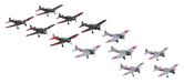 Hasegawa HAS QG30 Japanese Navy Carrier-Based Aircraft Set