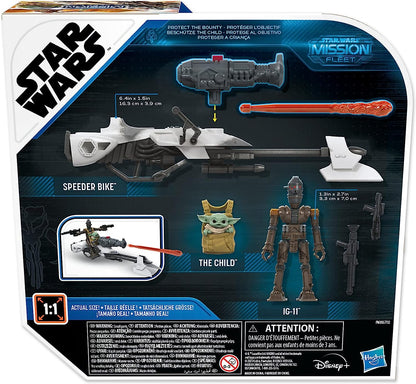 Star Wars Mission Fleet Expedition Class IG-11 - Figura de Bicicleta de Velocidad (6 cm