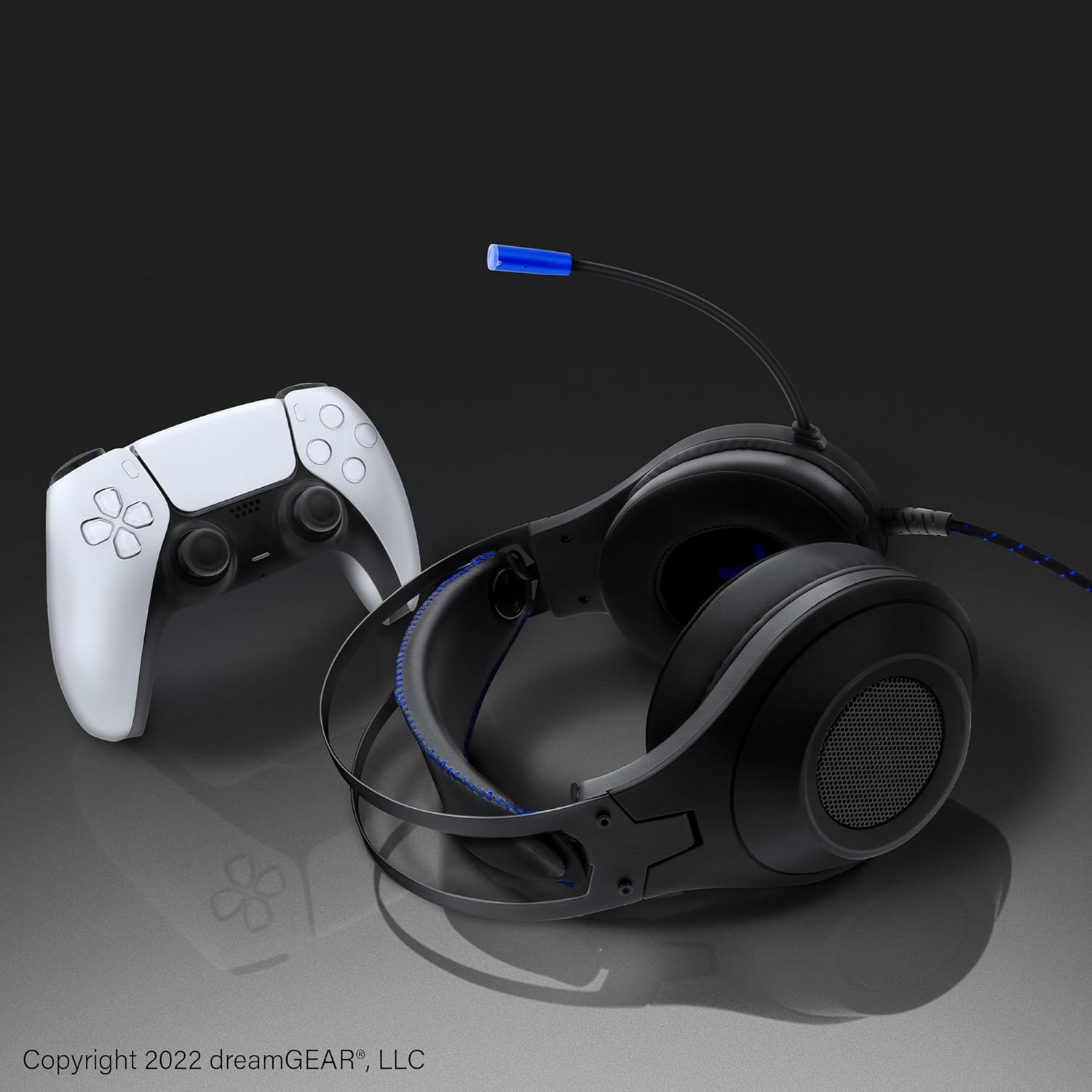 Bionik Sirex Gaming Headset with Mic for PS5: 50MM Drivers, Memory Foam, Mute Switch, Adjustable Head Beam, PS4/Xbox Series XS/Nintendo Switch OLED/PC/Mac