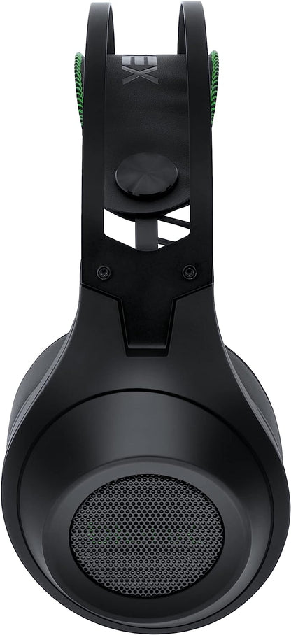 Bionik Sirex Gaming Headset with Mic for Xbox Series XS: 50MM Drivers, Memory Foam, Mute Switch, Adjustable Head Beam, Xbox One/ PS5/ Nintendo Switch OLED/PC/Mac Green L