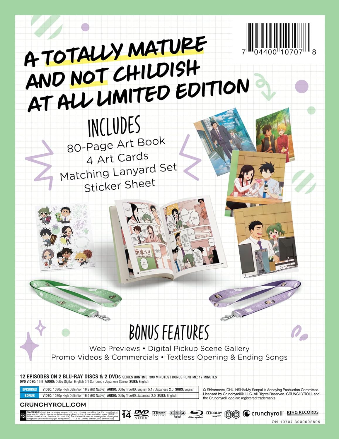 My Senpai is Annoying: The Complete Season - Limited Edition Blu-ray + DVD