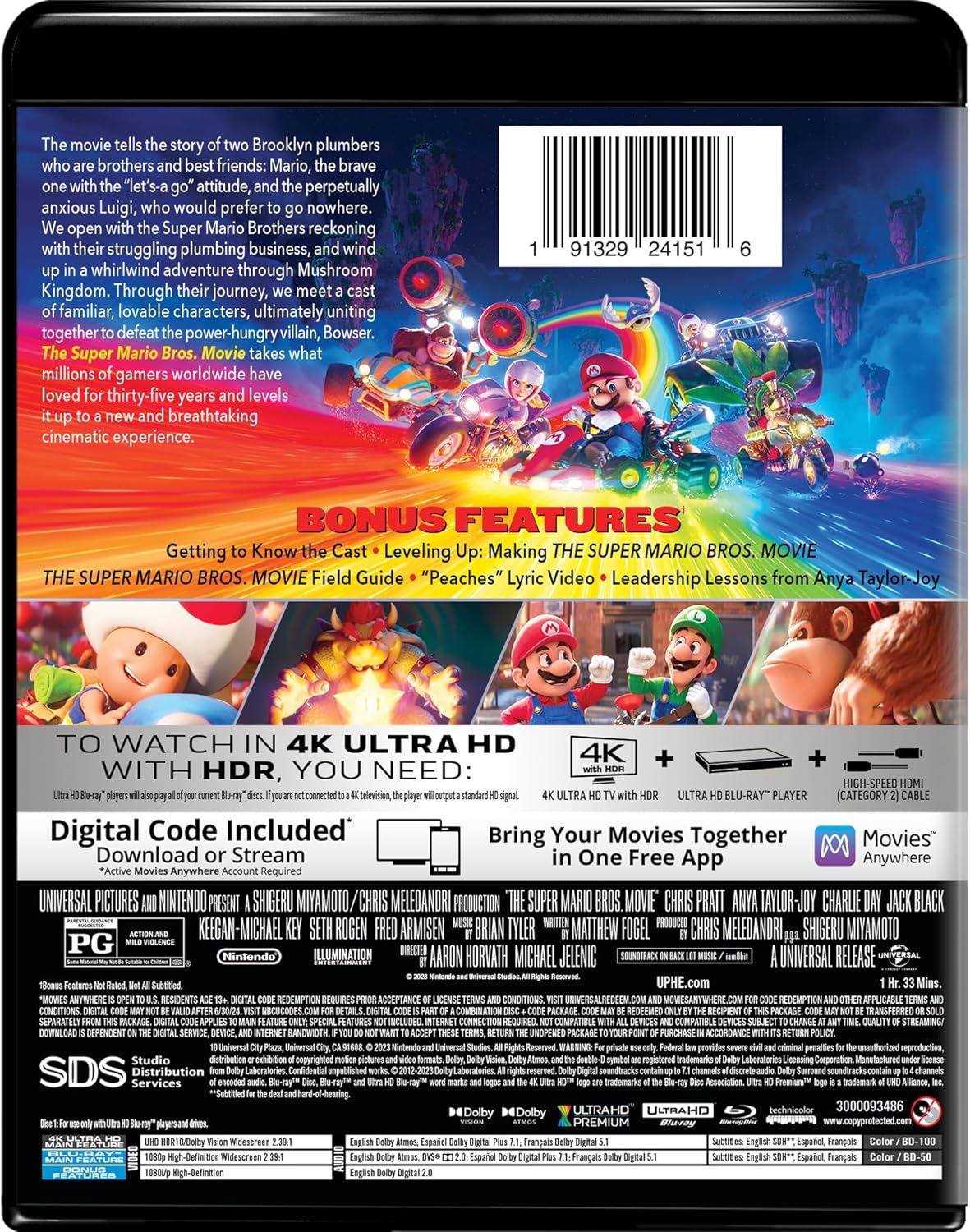 The Super Mario Bros. Movie (4K Ultra HD + Blu-ray + Digital)