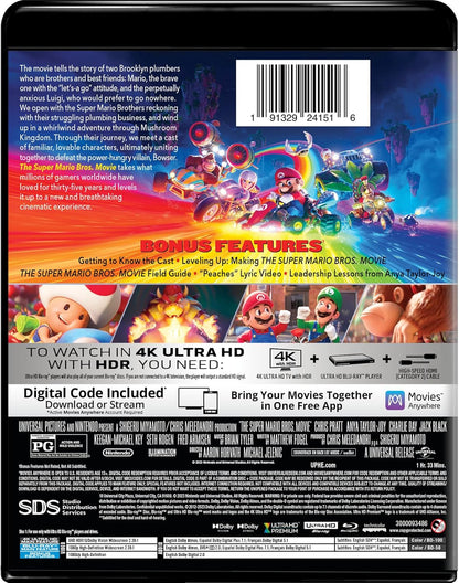 The Super Mario Bros. Movie (4K Ultra HD + Blu-ray + Digital)