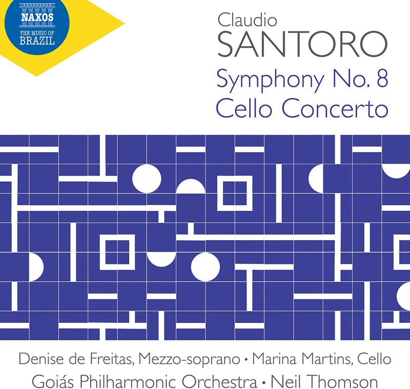 Claudio Santoro: Symphony No. 8/Cello Concerto