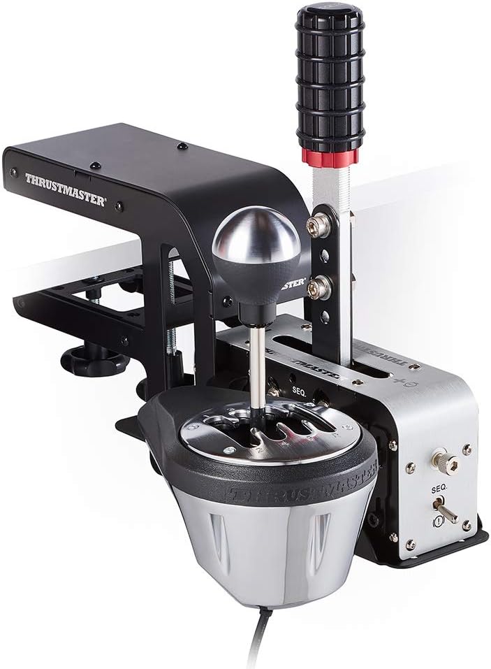 Thrustmaster TM Racing Clamp —sturdy practical solution for your TSS Handbrake Sparco Mod (+) and your TH8A Add-On Shifter